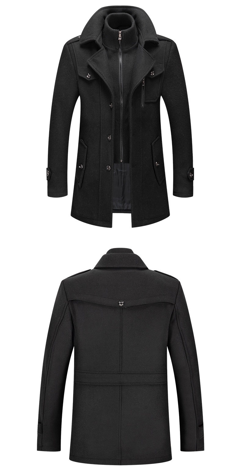 boy Boy Autumn Winter Business Wool Fashion Double Collar Cold-Resistant Men's Jacket Cross-Border Woolen Coat_voghion.com