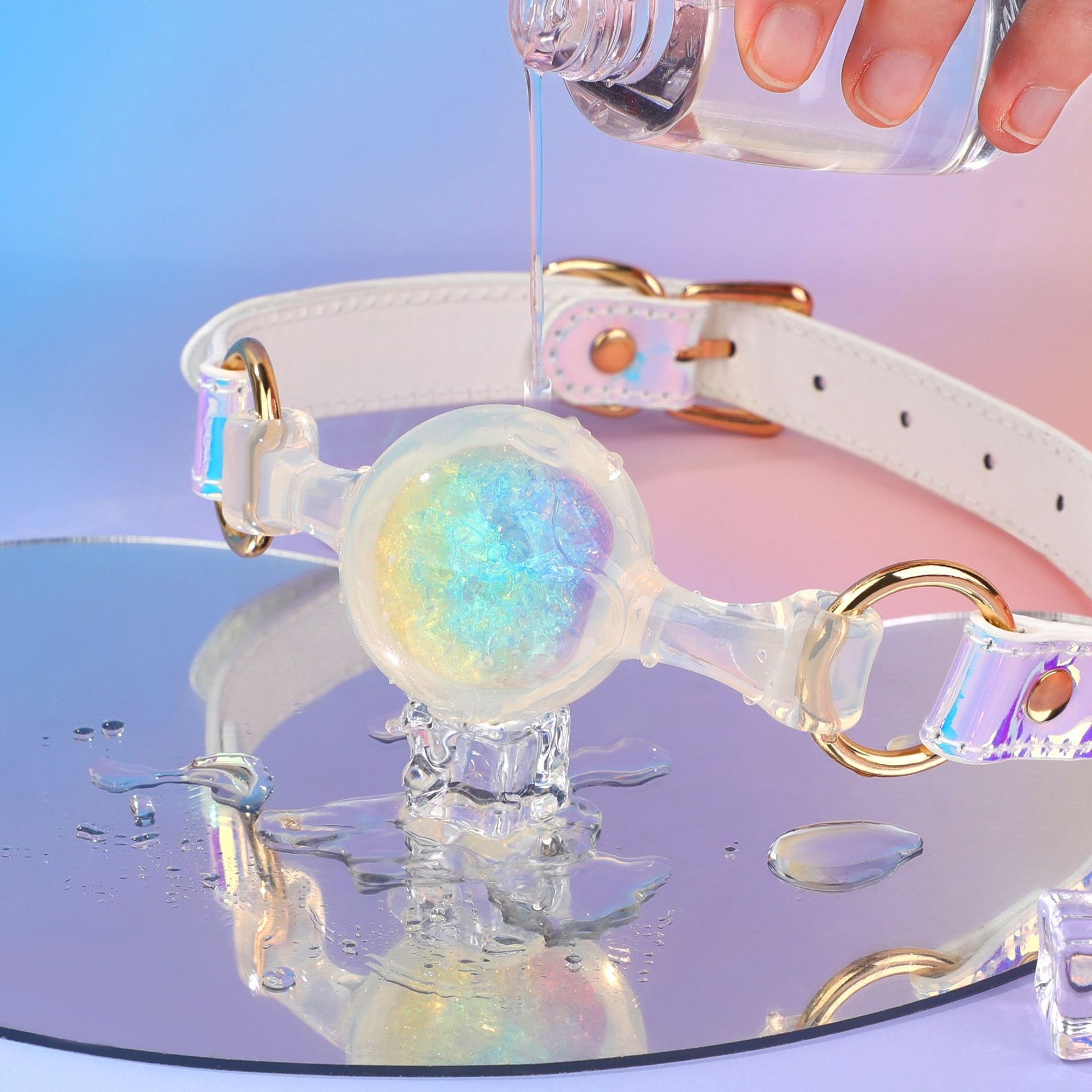 Eros Lab Platinum Silicone Aurora Ball SM Props Training Mouth Plug Tools Binding And Torture Female Sex Toys_voghion.com