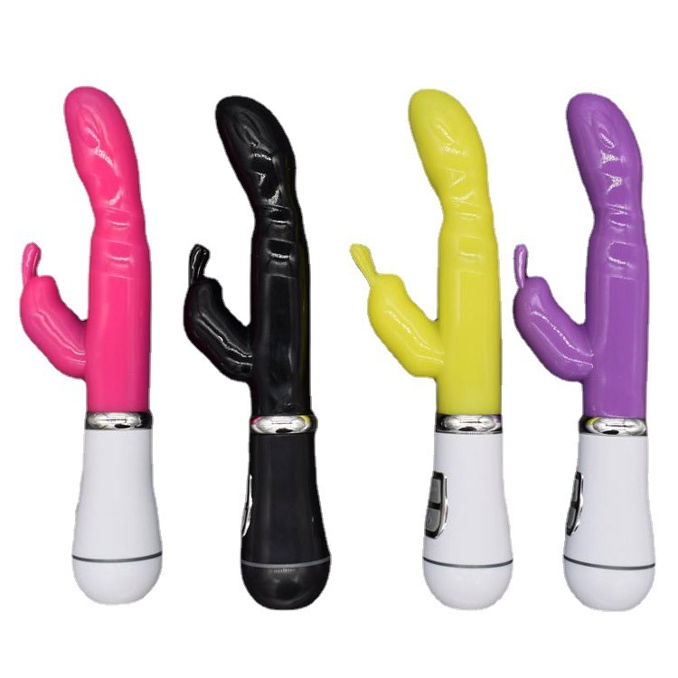 Eros Lab Dual Vibration G-Spot Vibrator Rabbit AV Massager Female Masturbator Vibrating Dildo Adult Sex Toys Wholesale_voghion.com