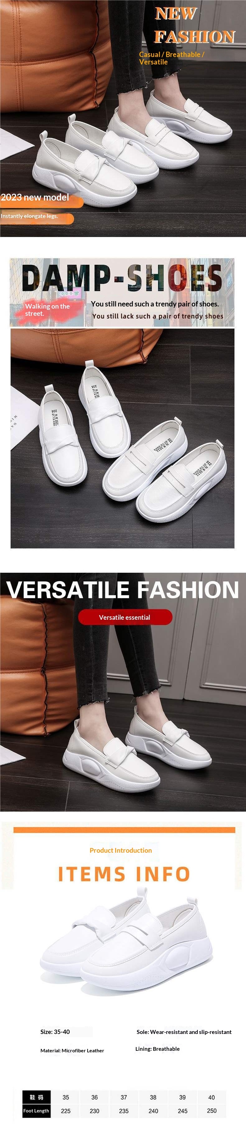 ShoeGlobe ShoeGlobe Nurse Women Summer Soft White Shoes Breathable Non-Slip Comfortable Hospital Work Odor-Resistant Thick Sole Flats_voghion.com