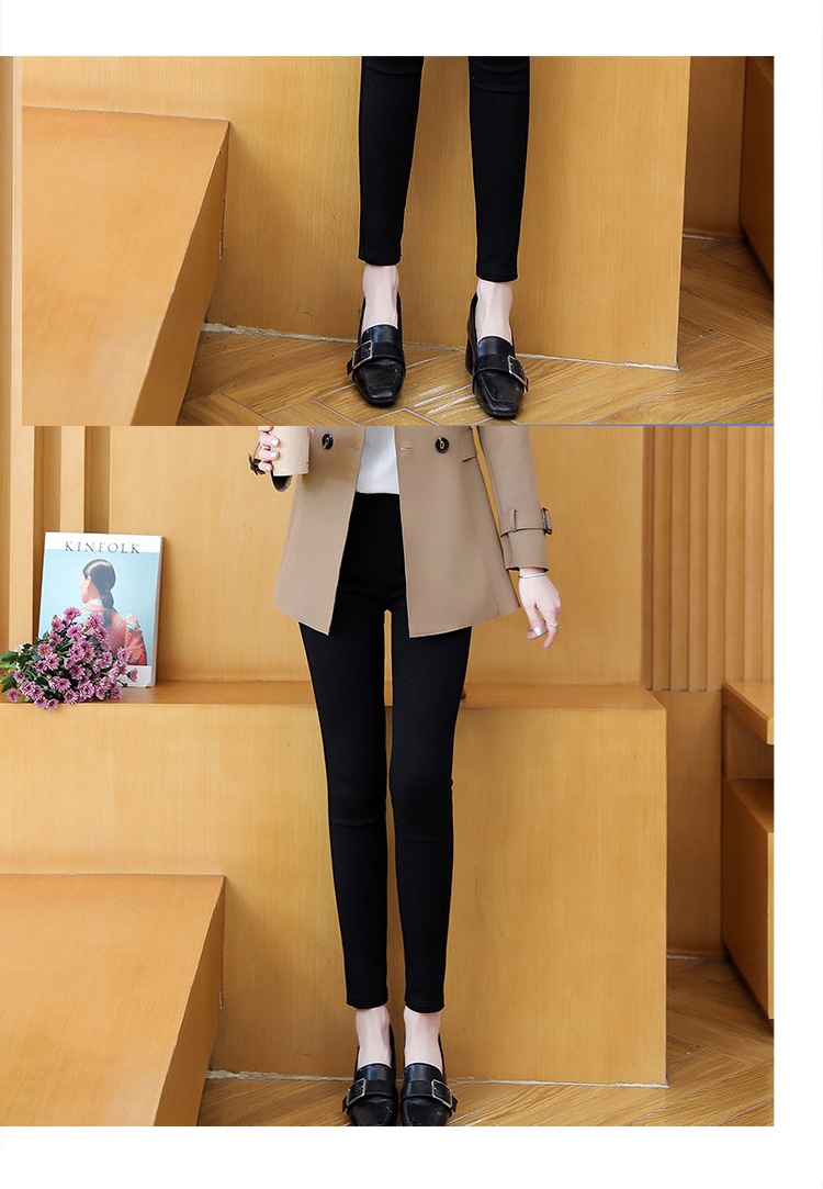 2023 New Spring Fashion Stylish Women's Early Versatile Trench Women's Top Short Coat Trendy_voghion.com