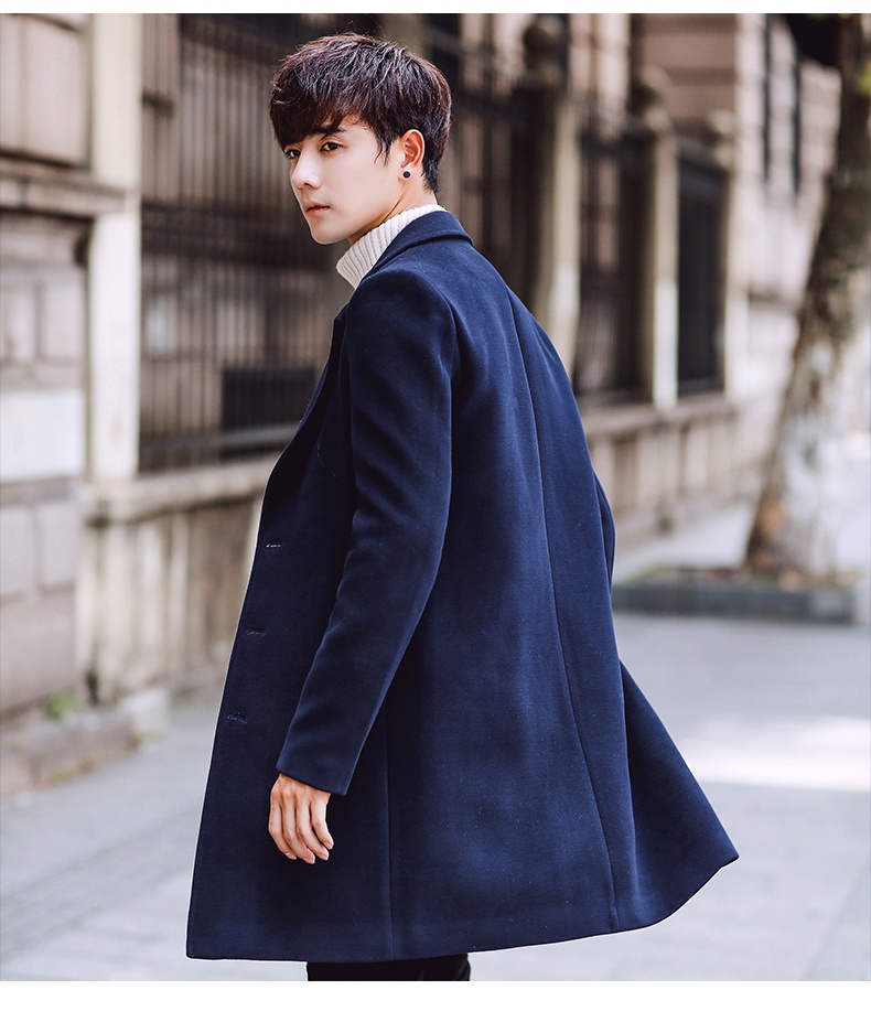 boy Boy Winter New Men's Wool Korean Style Slim Fit Mid-Length Trench Thickened Warm Woolen Coat_voghion.com