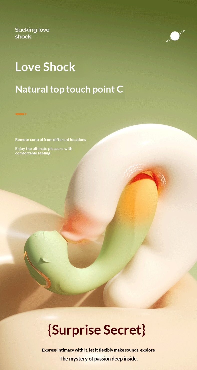 Eros Lab Little Elf Vibrateur portable à succion chauffant vibrant avec application de contrôle à distance pour la masturbation féminine - Fabricant de sextoys_voghion.com