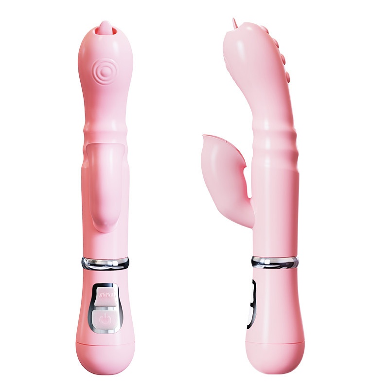 Eros Lab Vibratore Passionale per Donne, Doppia Vibrazione, Giocattolo per Adulti, Masturbatore Femminile, Lecca la Lingua, Giocattolo Sessuale per l'Orgasmo_voghion.com