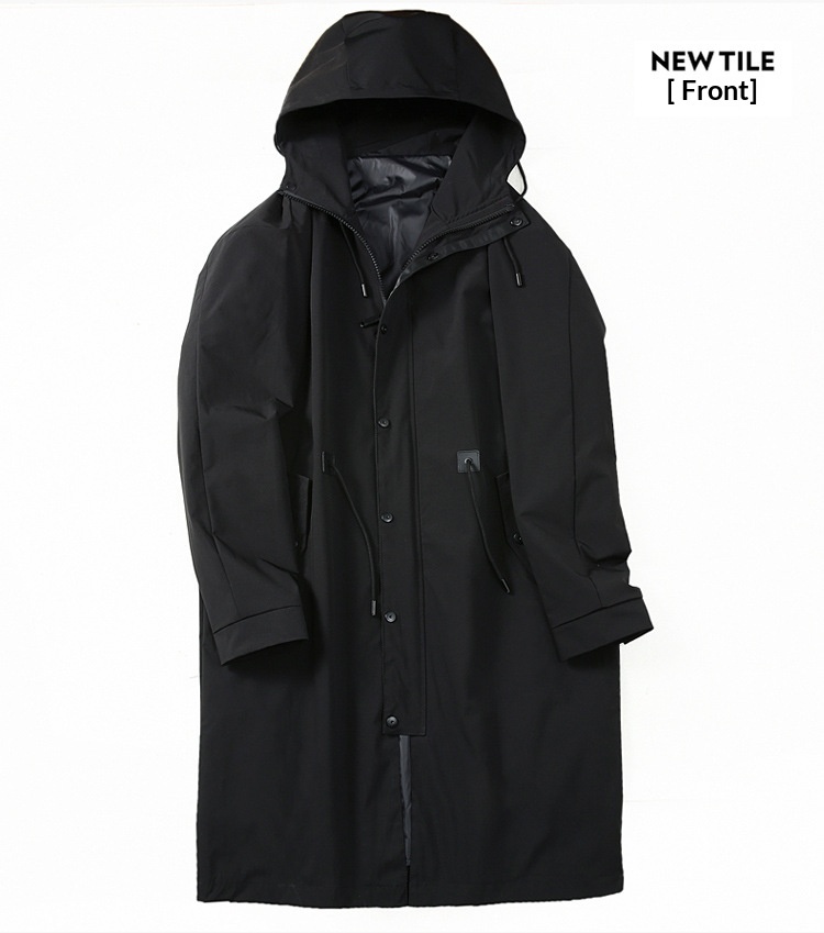 2024 Women's Spring New Trendy Plus Size Men's Mid-Length Trench Coat Jacket With Hood Fashionable Casual Slim Fit Outerwear_voghion.com