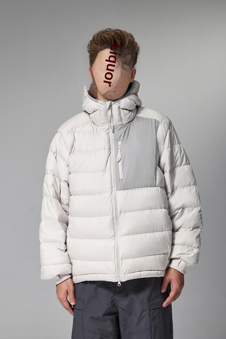 boy Jie Zhan Men's Clothing|Water-Resistant Lightweight Hooded 90 Jacket 25 Winter New Packable Down Coat For Men_voghion.com