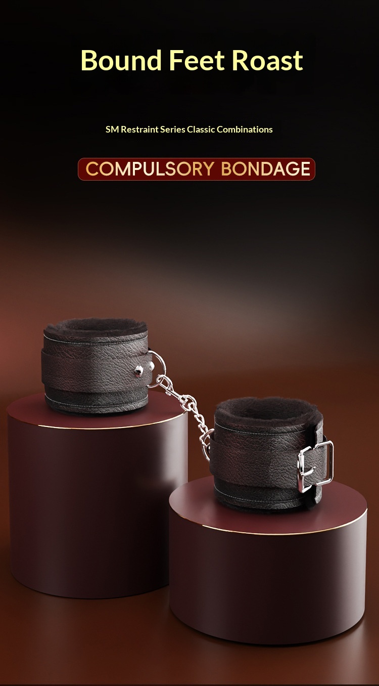 Eros Lab Six-Piece Adult Sex Toys SM Props Couples Flirting Auxiliary Set Binding Handcuffs Mouth Ball_voghion.com