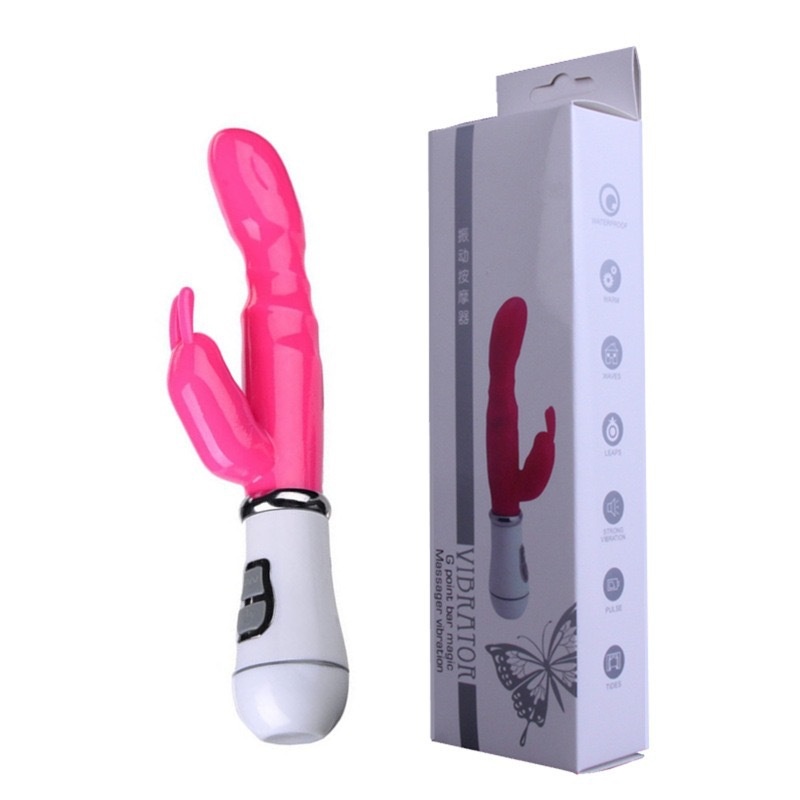 Eros Lab Dual Vibration G-Spot Vibrator Rabbit AV Massager Female Masturbator Vibrating Dildo Adult Sex Toys Wholesale_voghion.com