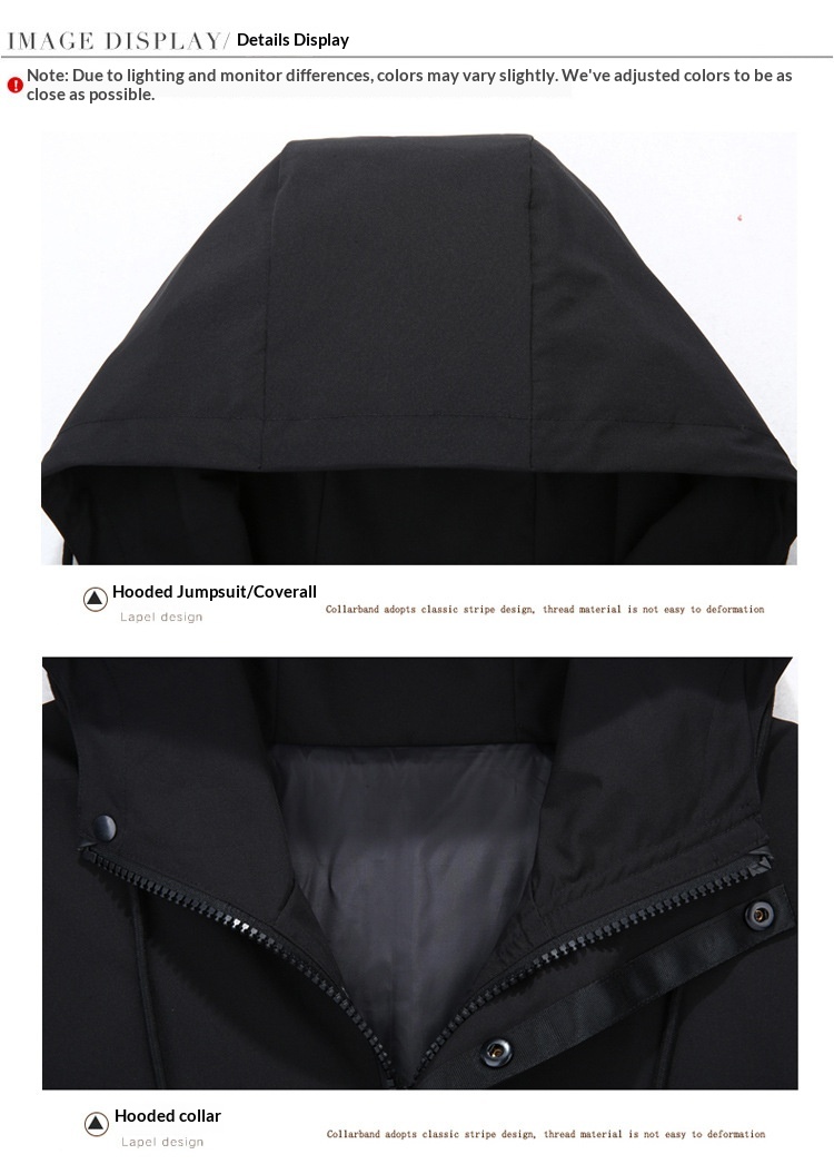 2024 Women's Spring New Trendy Plus Size Men's Mid-Length Trench Coat Jacket With Hood Fashionable Casual Slim Fit Outerwear_voghion.com