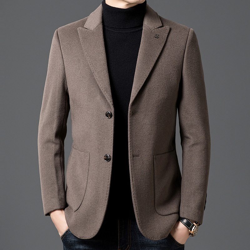 boy Boy Boy Winter New Men's Goose Down Liner Coat With Suit Collar, Trendy Loose Fit For Middle-aged And Young Men, Thickened_voghion.com