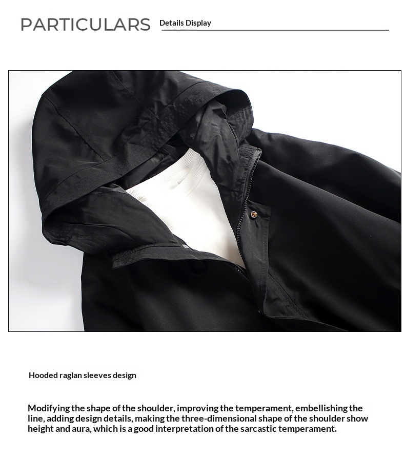 Women's Clothing Women's Men's Mid-Length Hooded Workwear Jacket 2024 Spring And Autumn Korean Style Loose Casual Coat_voghion.com