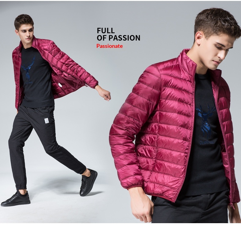 Lichtgewicht jongensjas 2025 Winter Nieuwe Heren Warme Donsjas_voghion.com
