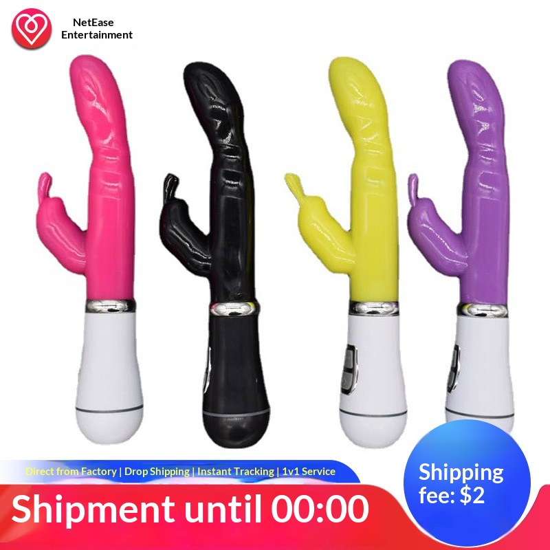 Eros Lab Dual Vibration G-Spot Vibrator Rabbit AV Massager Female Masturbator Vibrating Dildo Adult Sex Toys Wholesale_voghion.com