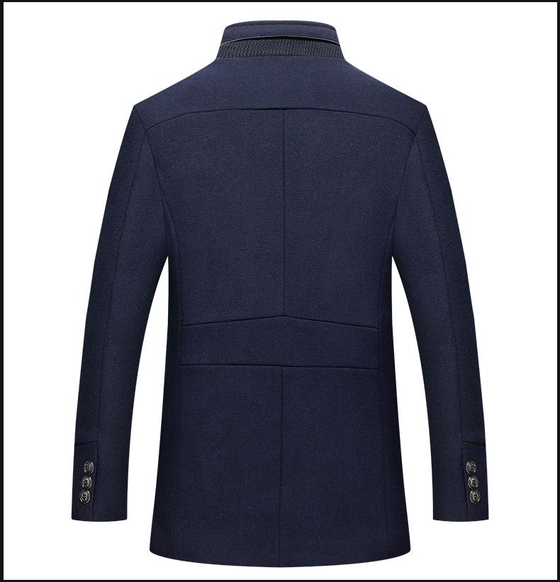 boy Boy Autumn Winter European Size Business Fashion Scarf Non-Iron Coat Men's Cross-Border Wool Jacket_voghion.com