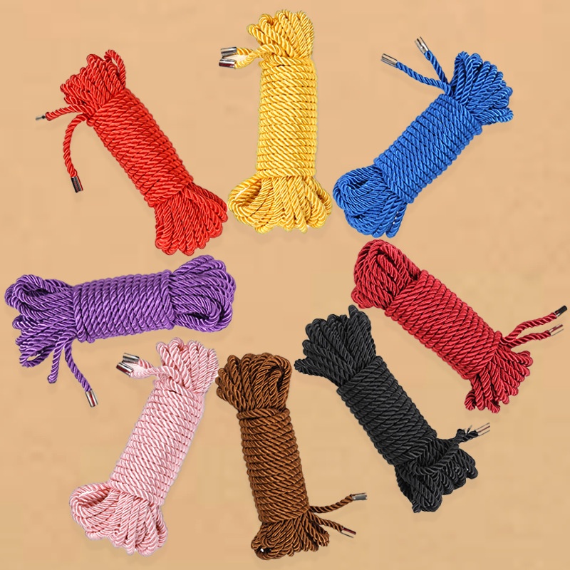 Eros Lab Metal Head Silk Binding Fun Props SM Rope Supplies Adult Emotional Sex Aid Tools Female Training_voghion.com