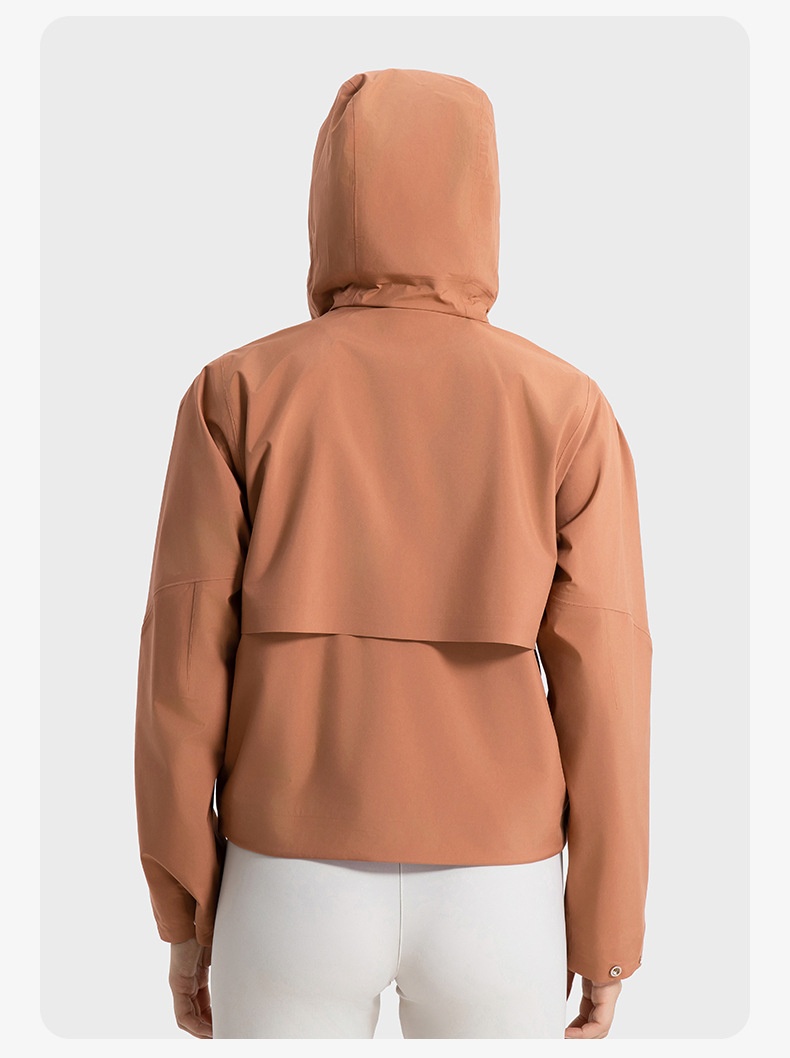 Vrouwenmode Internet Celebrity Multifunctionele Afneembare Capuchon Mode Korte Windjack Voor Vrouwen Winddicht Waterdicht Ademend_voghion.com