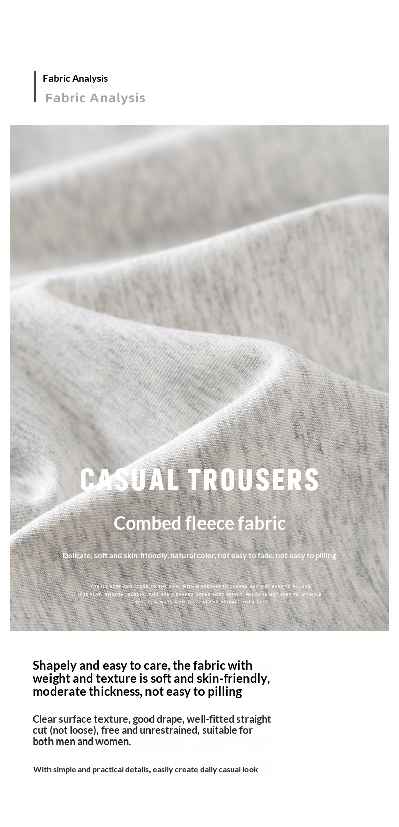 Sportliche Jogginghose für Jungen, gerade geschnitten, Großhandel, trendige, lässige, vielseitige Unisex-Langhose_voghion.com