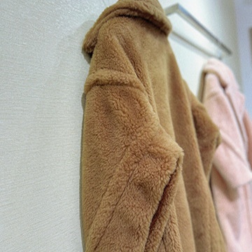 2024 Women's Clothing Women's Bear Coat For Women, Loose Fit Teddy Jacket, MAX Parent Style Winter Wear, Fur Grain Sheep Wool Integrated_voghion.com