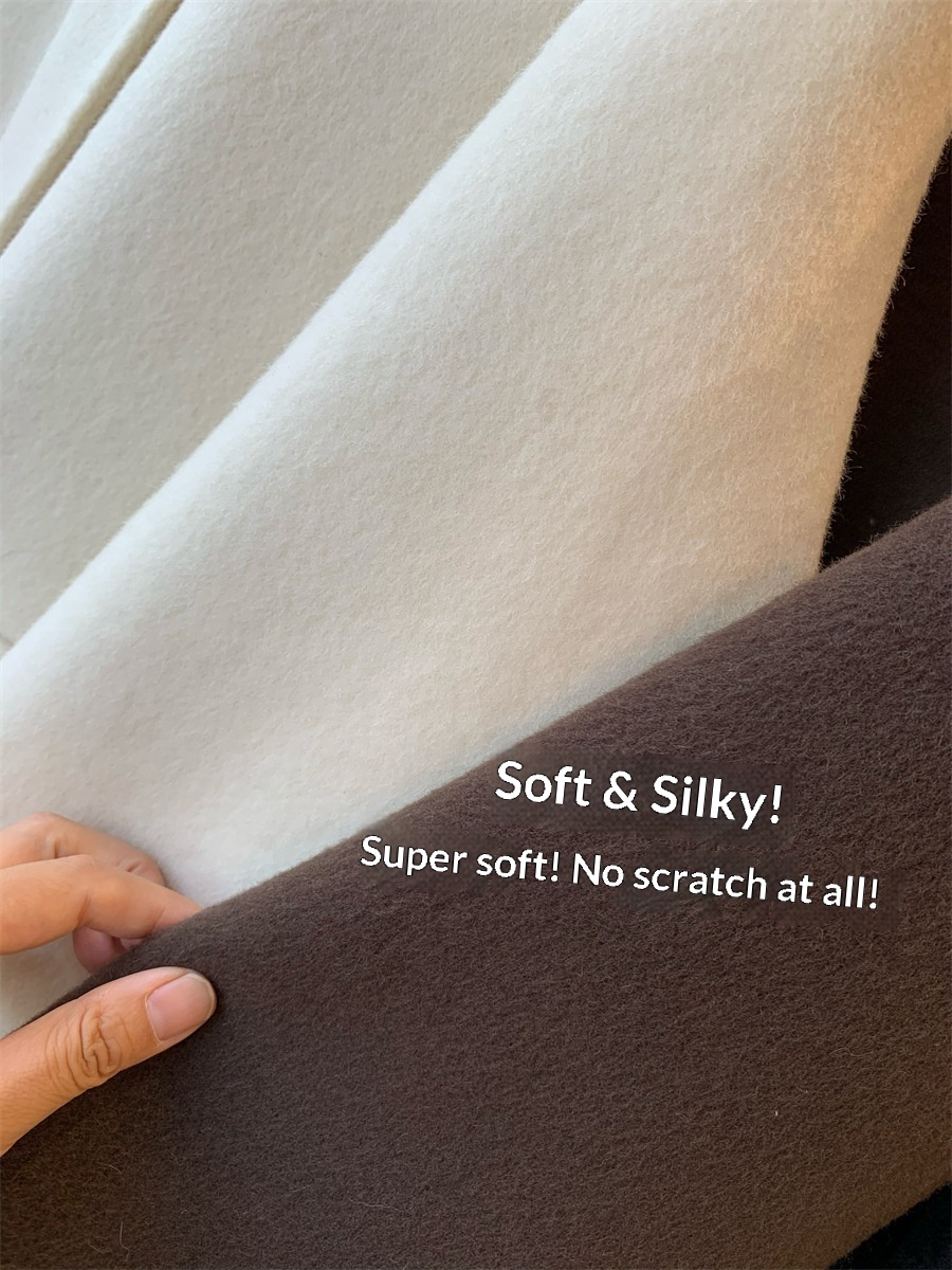 Women's Clothing Women's Clothing Heavyweight Practical!Alpaca Silk Double-Sided Wool Hooded Coat Short Woolen Overcoat G070507_voghion.com