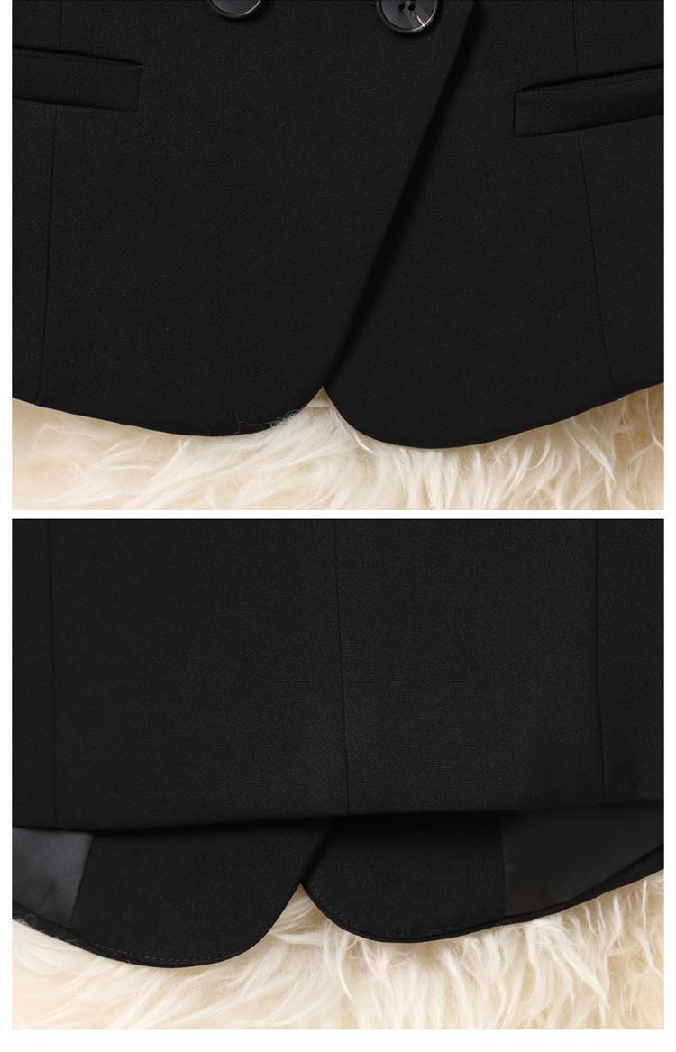 2025 Kadın Slim Fit Yeni İlkbahar ve Sonbahar İnceltici Çift Sıralı Şık Şık Yelek Kadınlar İçin Üreticiden Doğrudan_voghion.com