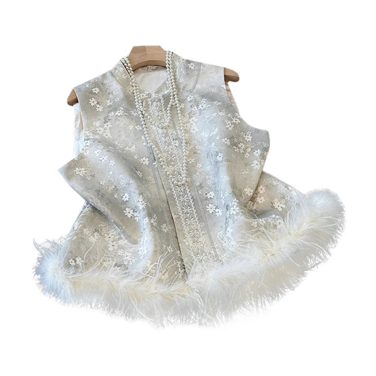 Chinesisches Damen-Top mit aufwendiger Stickerei, verjüngend, Herbst/Winter 2025, bauchbedeckend – ein modisches Accessoire für Damen._voghion.com