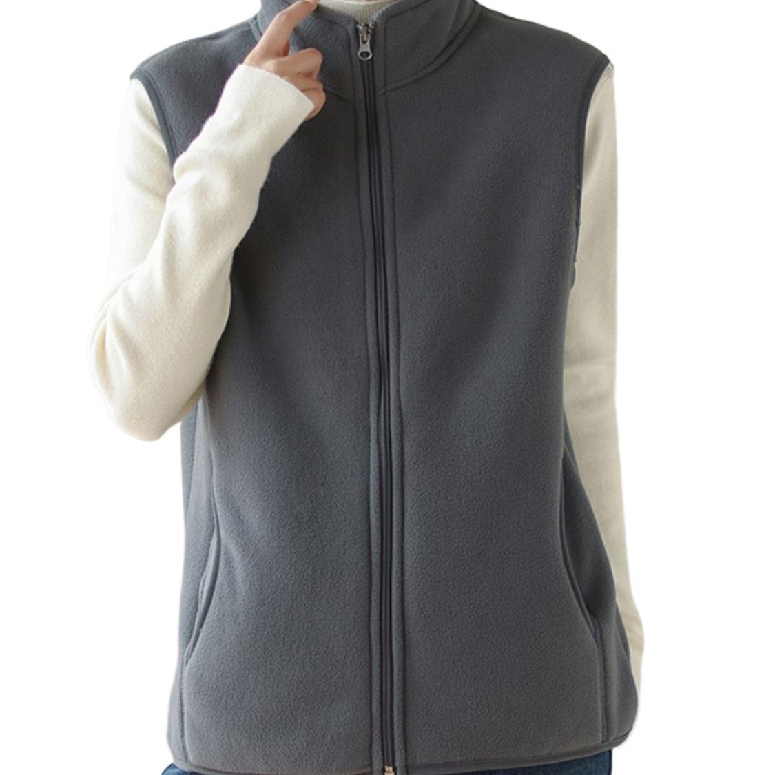 Neue, gefütterte Damen-Fleeceweste Herbst/Winter 2025, elegante Oberbekleidung im Western-Stil_voghion.com