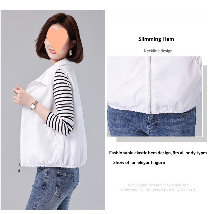 2025 New Women's Clothing For Middle-aged Moms, Stylish Thin Women's Short Outerwear, Small Size Summer Sleeveless Vest_voghion.com