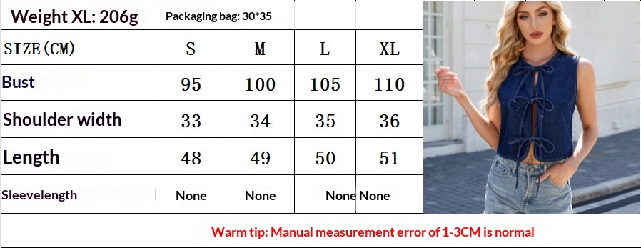 Europäischer und amerikanischer grenzüberschreitender Handel – Neues Sommer-Tanktop mit Schnürung, gewaschen_voghion.com
