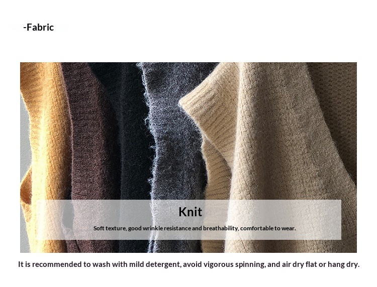 Dameskleding Yanshuang gebreide dames, herfstkleding, gelaagde V-hals, Koreaanse stijl, casual losse modieuze mouwloze vest voor dames_voghion.com