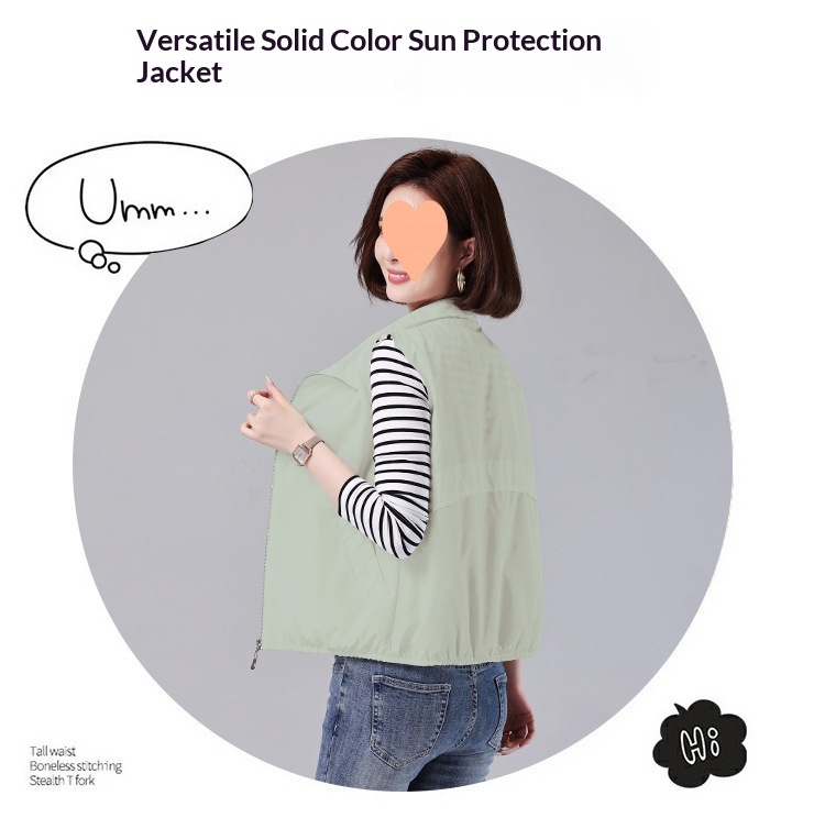 2025 New Women's Clothing For Middle-aged Moms, Stylish Thin Women's Short Outerwear, Small Size Summer Sleeveless Vest_voghion.com