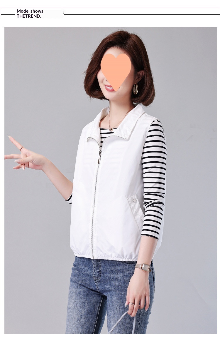 2025 New Women's Clothing For Middle-aged Moms, Stylish Thin Women's Short Outerwear, Small Size Summer Sleeveless Vest_voghion.com