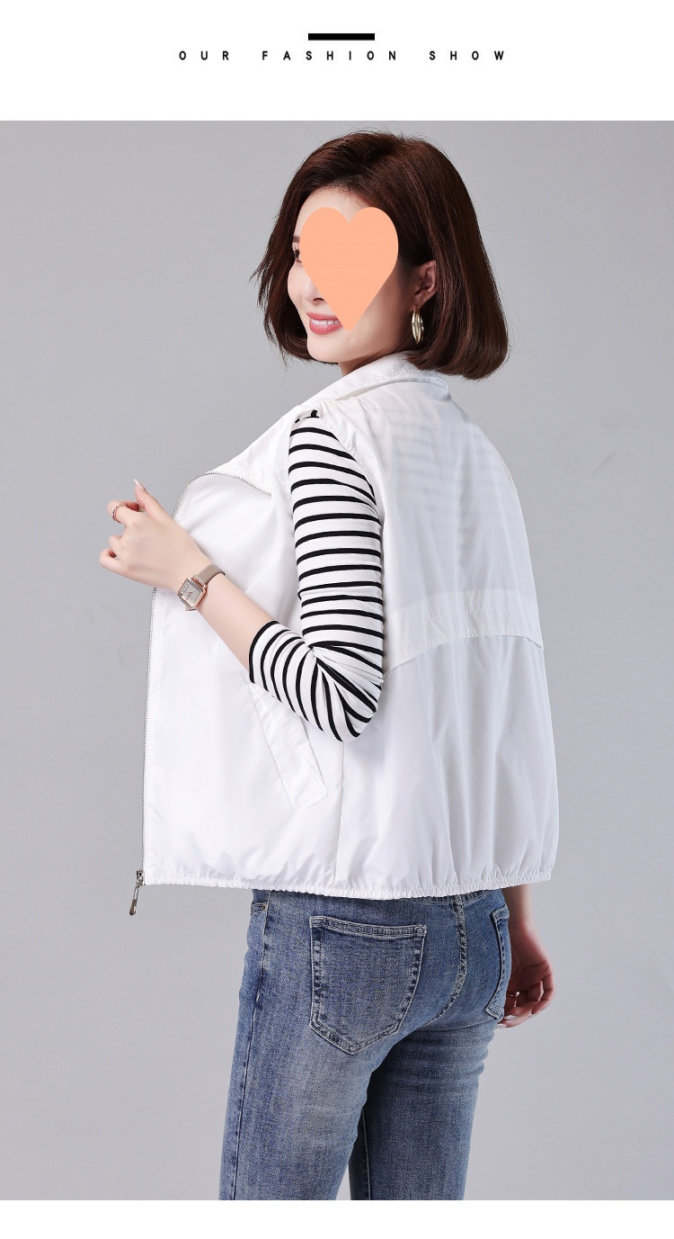 2025 New Women's Clothing For Middle-aged Moms, Stylish Thin Women's Short Outerwear, Small Size Summer Sleeveless Vest_voghion.com