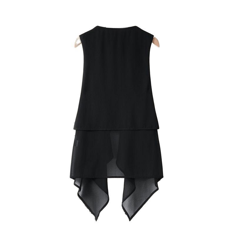 Women's Chiffon Vest For Women, Mid-Length, Thin, Summer Slimming, Korean Style, Sleeveless, Fashionable Vest, Cardigan, New_voghion.com