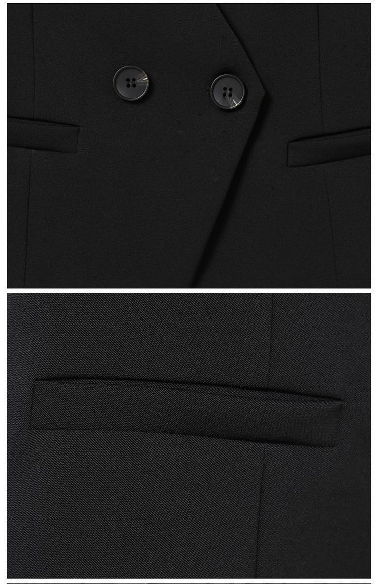 2025 Nieuwe lente/herfst dames slim fit afslankend vest met dubbele rij elegant modieus vest voor vrouwen direct van de fabriek over de grens_voghion.com