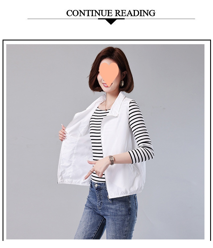 2025 New Women's Clothing For Middle-aged Moms, Stylish Thin Women's Short Outerwear, Small Size Summer Sleeveless Vest_voghion.com