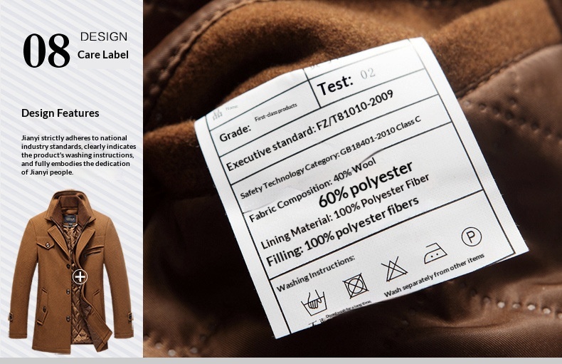 boy Boy Autumn Winter European Size Wool Coat Double Collar Jacket Wholesale Cross-Border Hot Item Source Men's_voghion.com