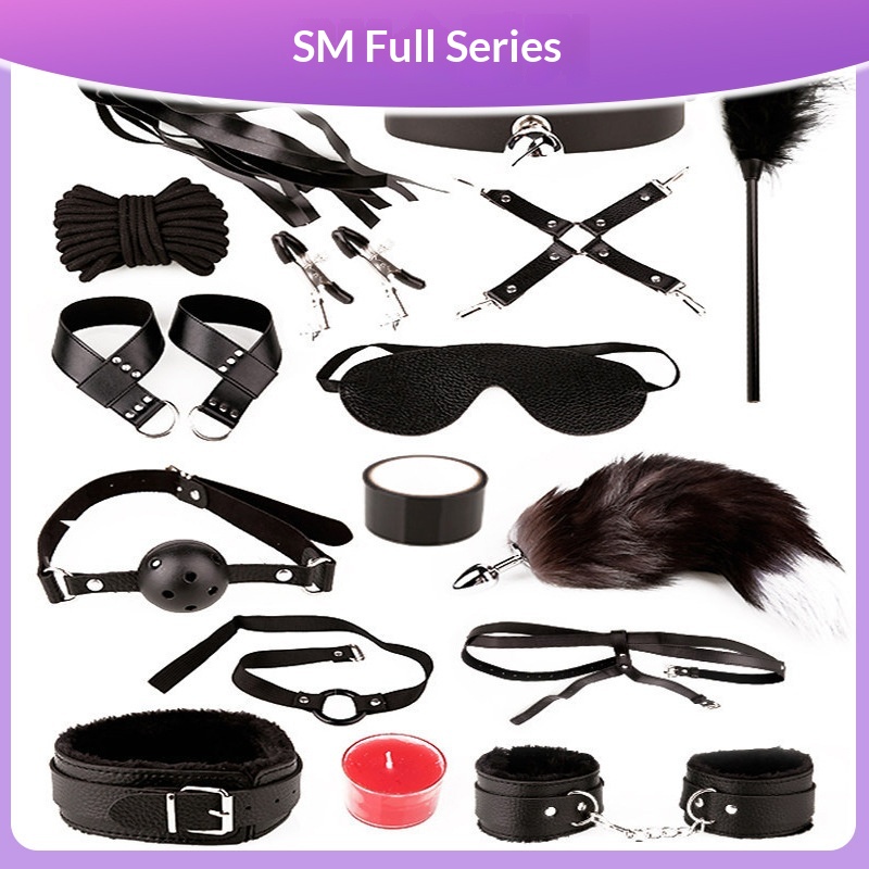 Eros Lab Bondage-Spielzeug-Requisiten Komplettes Set Fesselseile für Mann und Frau Flirt-Fußfesseln Spielzeug-Überraschung Nippelklemmen SM_voghion.com