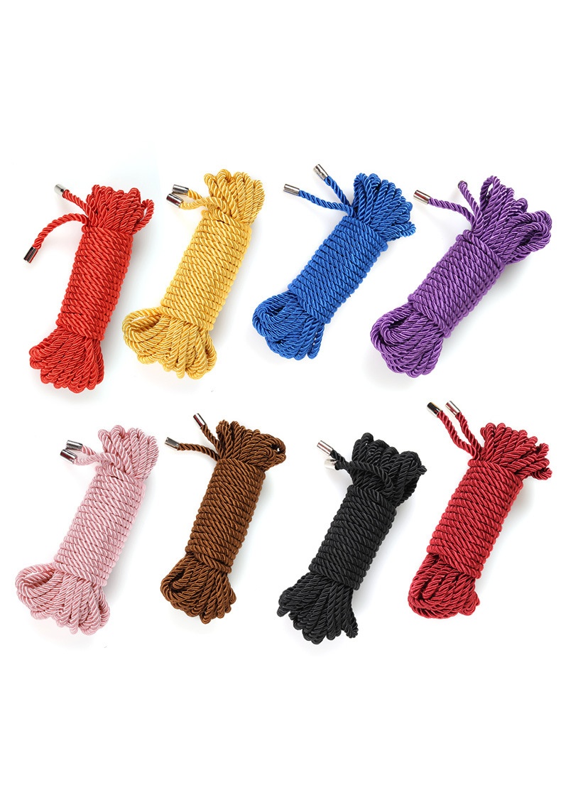 Eros Lab Metal Head Silk Binding Fun Props SM Rope Supplies Adult Emotional Sex Aid Tools Female Training_voghion.com