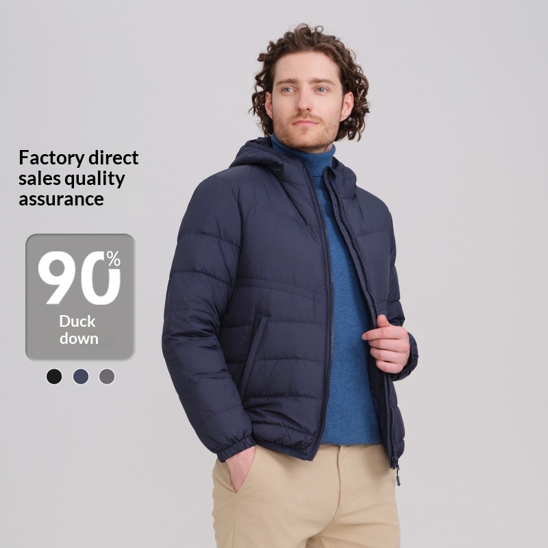 boy 2025 Autumn Winter Hooded Down Jacket Coat Plus Size Men's Clothing Manufacturer Wholesale Lightweight_voghion.com