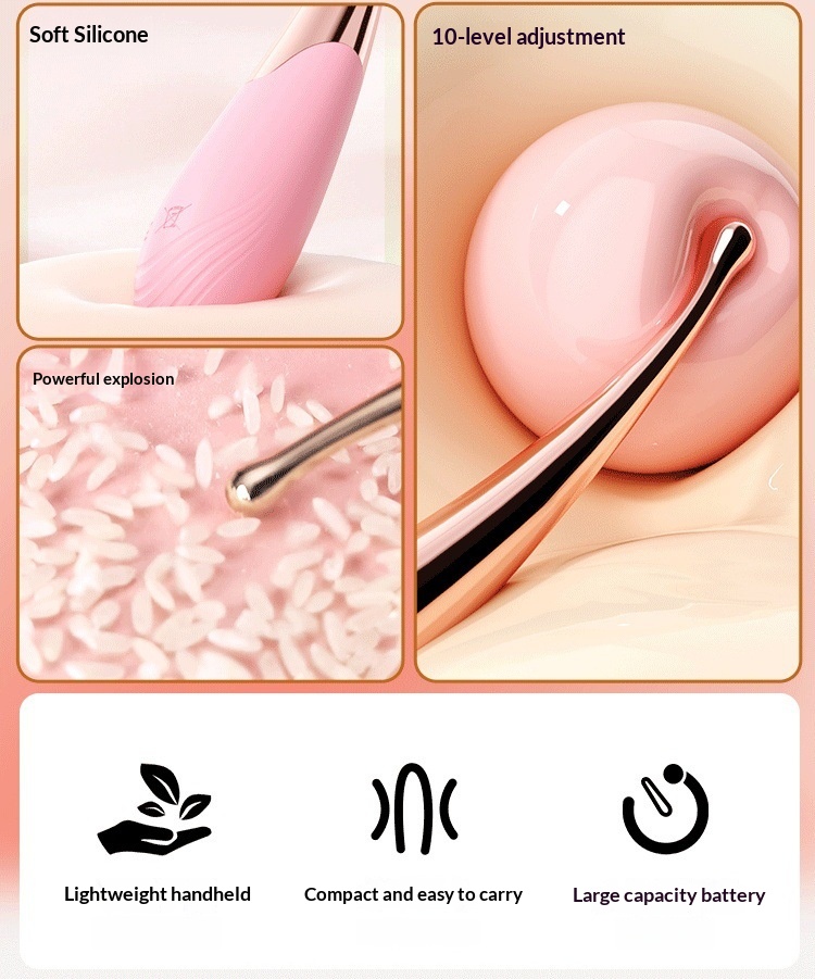 Eros Lab Yuepao Dot Tide Pen 10 Frequency Vibrator Female Masturbation Device Headgear Vibrating Massager Adult Sex Toys_voghion.com