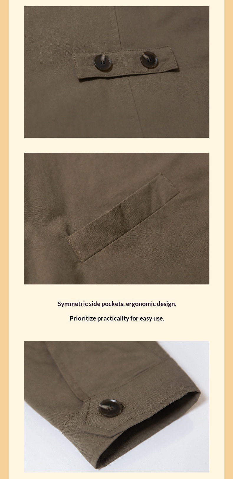 Women's Clothing Women's Clothing Women's Clothing Women's Clothing Huangzheng Petite Trench Coat For Women, Mid-Length,_voghion.com