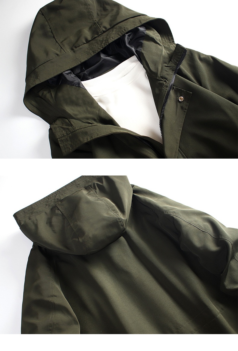 Women's Clothing Women's Men's Mid-Length Hooded Workwear Jacket 2024 Spring And Autumn Korean Style Loose Casual Coat_voghion.com