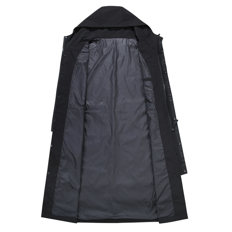 2024 Women's Spring New Trendy Plus Size Men's Mid-Length Trench Coat Jacket With Hood Fashionable Casual Slim Fit Outerwear_voghion.com