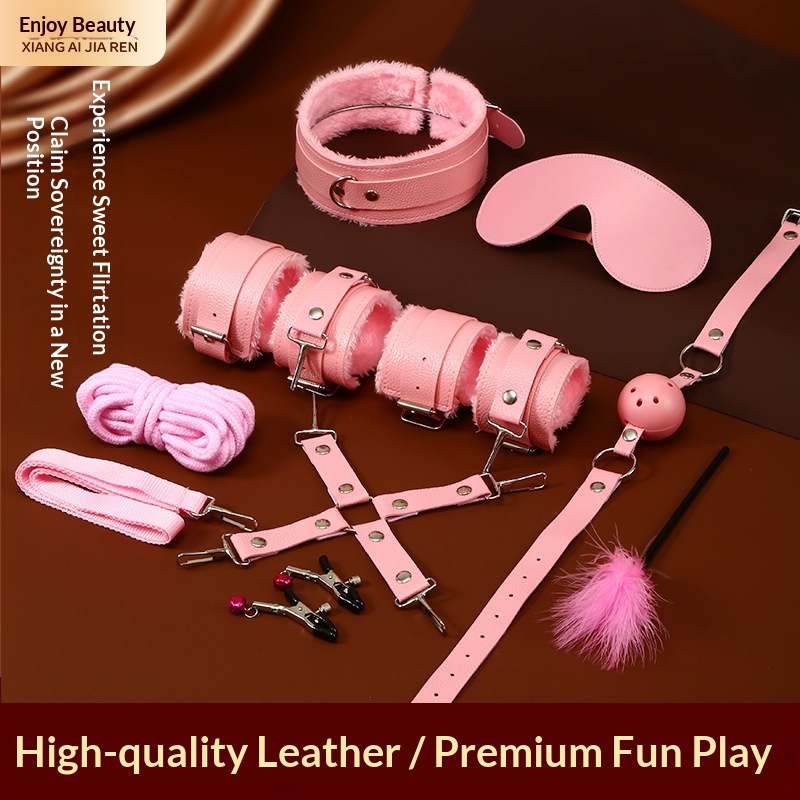 Eros Lab Enjoy Love Beauty Erotic SM Props Bondage Prodotti per adulti Coppie Gioco intimo Flirt Giocattoli Morsetti per capezzoli Manette_voghion.com