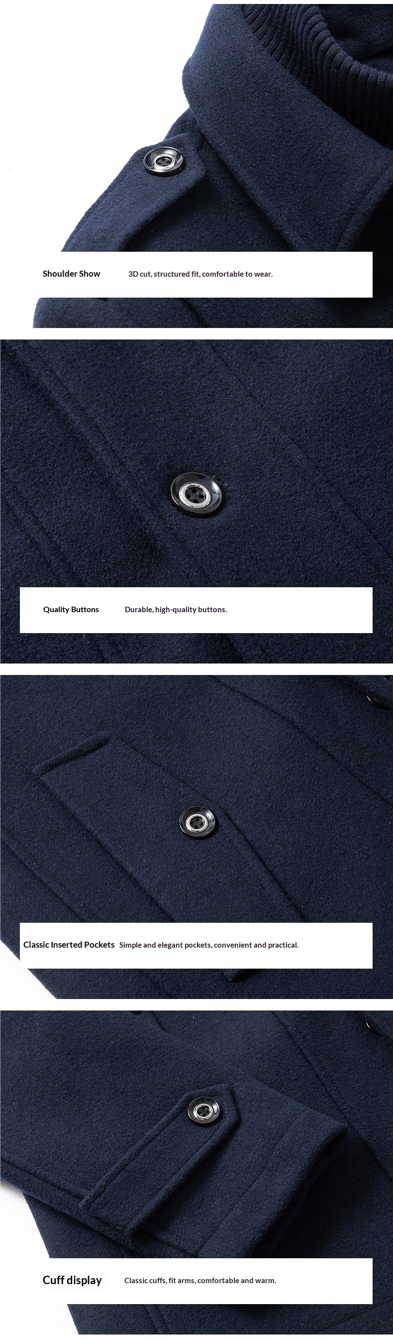 boy Boy Autumn Winter Business Wool Fashion Double Collar Cold-Resistant Men's Jacket Cross-Border Woolen Coat_voghion.com