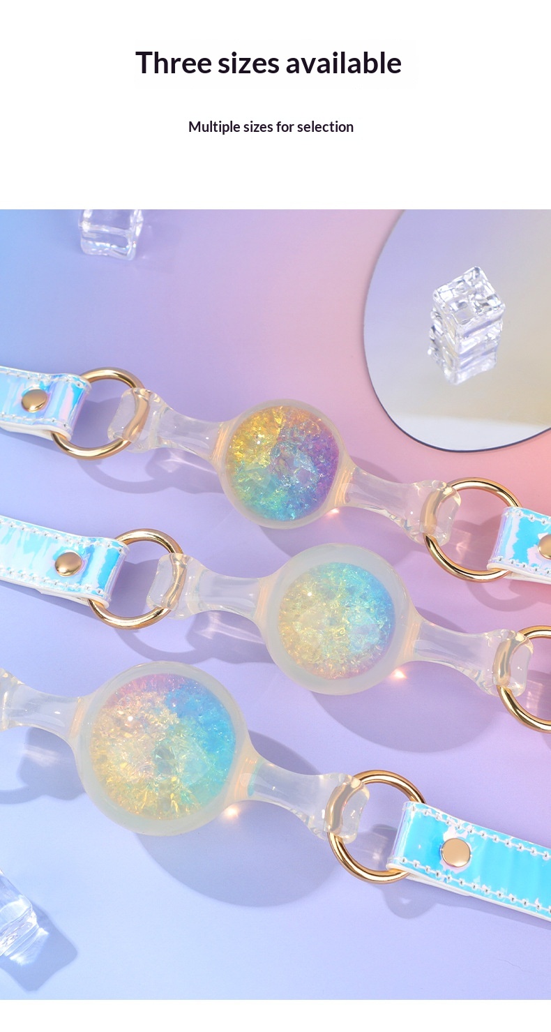 Eros Lab Platinum Silicone Aurora Ball SM Props Training Mouth Plug Tools Binding And Torture Female Sex Toys_voghion.com