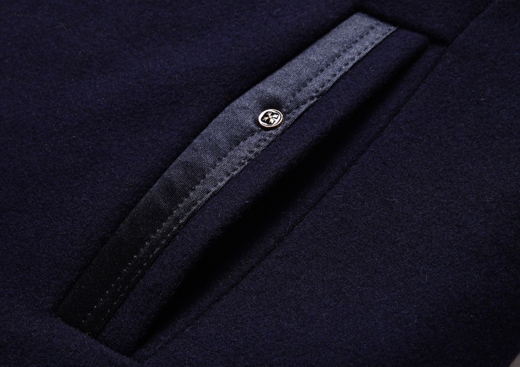 boy Boy 2022 Cross-Border Autumn Winter Thickened Woolen Coat Scarf Collar Jacket Men's Clothing Top_voghion.com