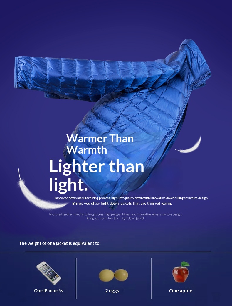 Lichtgewicht jongensjas 2025 Winter Nieuwe Heren Warme Donsjas_voghion.com