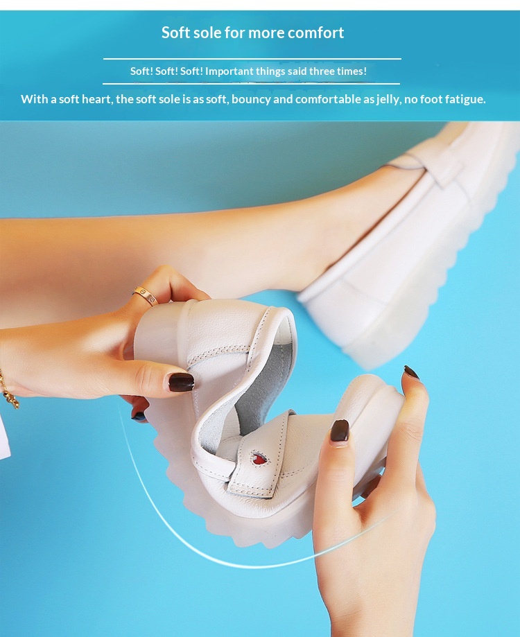 ShoeGlobe Damen-Slipper mit weicher Sohle, bequem und strapazierfähig für Krankenhaus und Arbeit, atmungsaktiv, weiß, einzeln_voghion.com