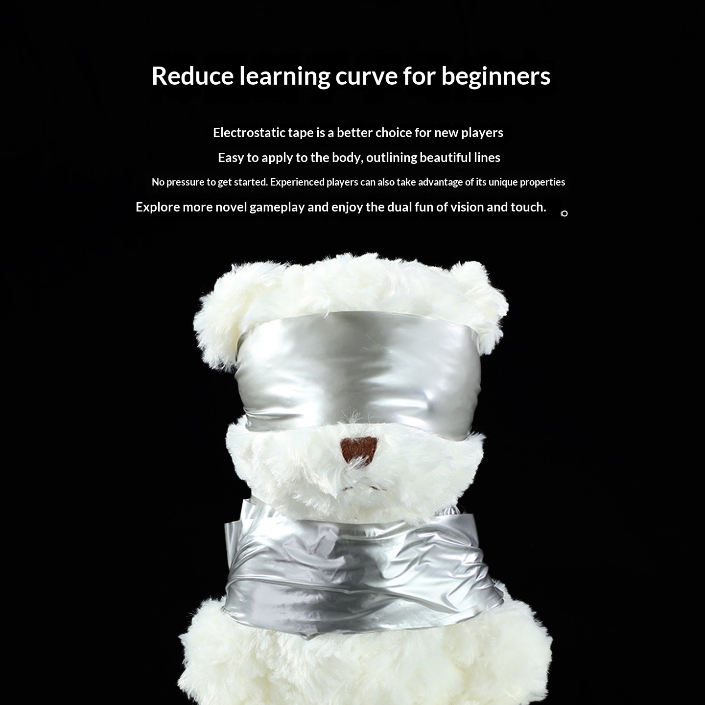 Eros Lab Mystery Electrostatic Tape SM Training Props No Glue Binding Fixed Seamless Sex Toys Wholesale Dropshipping_voghion.com